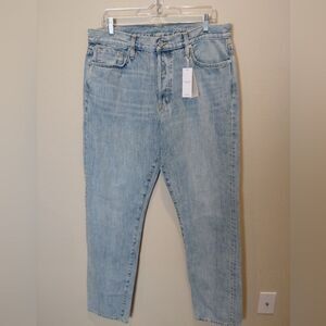 Outerknown S.E.A. Jeans Mens 33x34 Blue Statesman Relaxed Fit Organic Cotton NWT